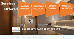 Desktop Screenshot of lsahealthcare.com