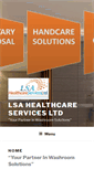 Mobile Screenshot of lsahealthcare.com